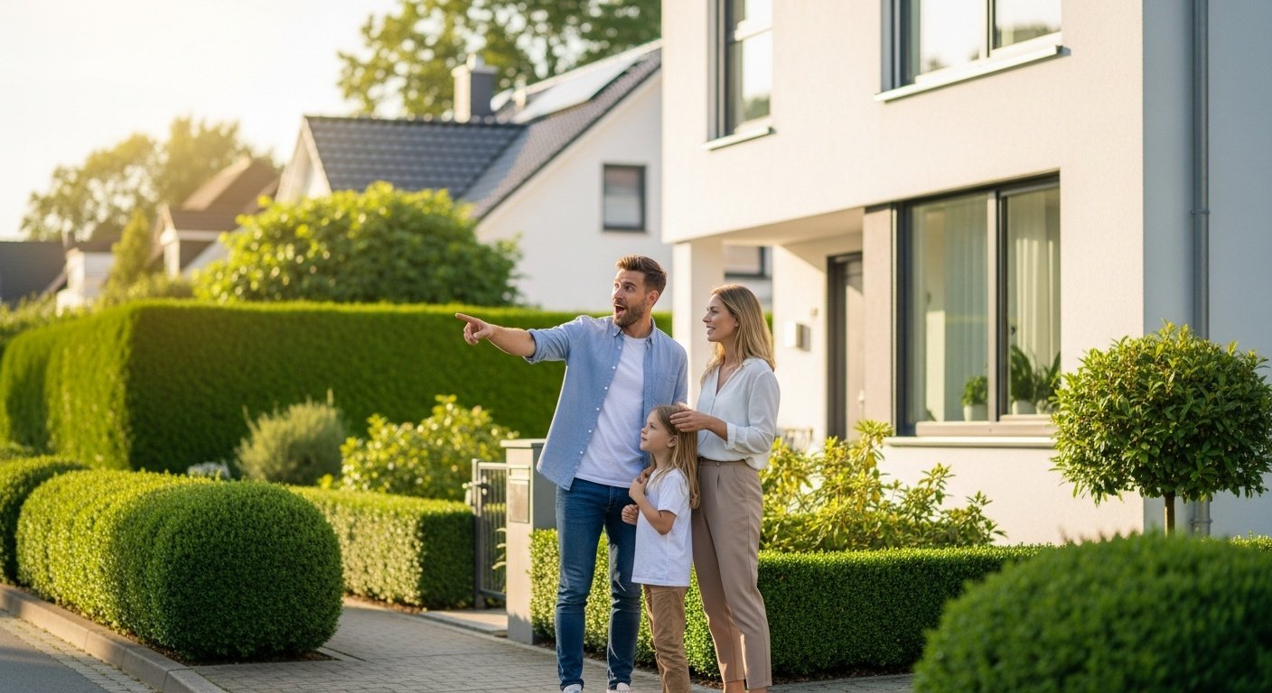 Familie plant den Hauskauf - Startpaket für Immobilienkäufer
